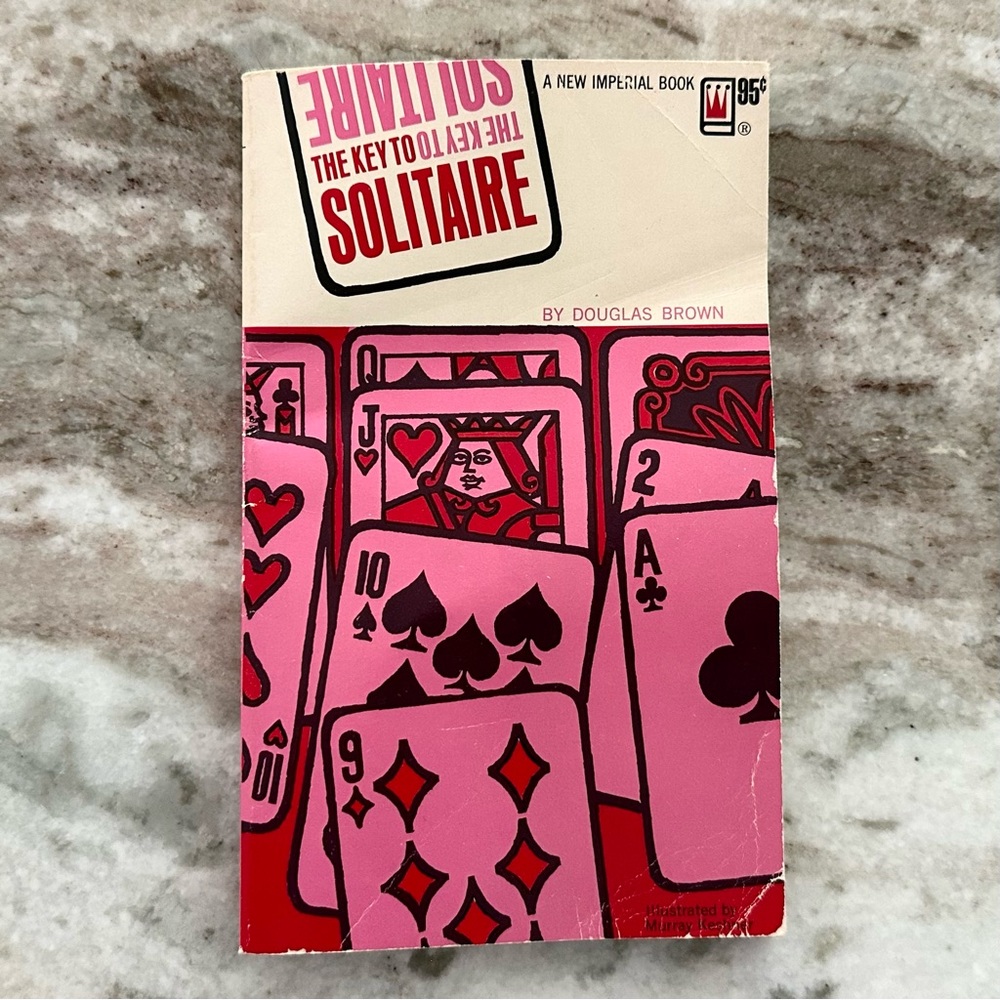 Vintage 1966 Paperback Book The Key To Solitaire